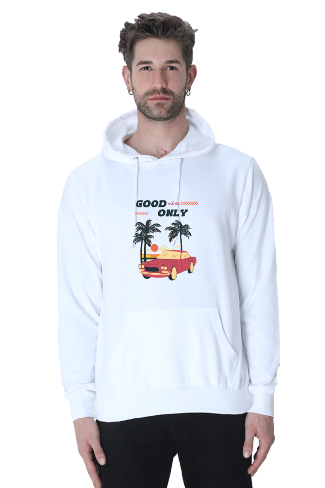 Good Vibes Only Hooded Sweatshirt - Cozy & Trendy | Cotysh