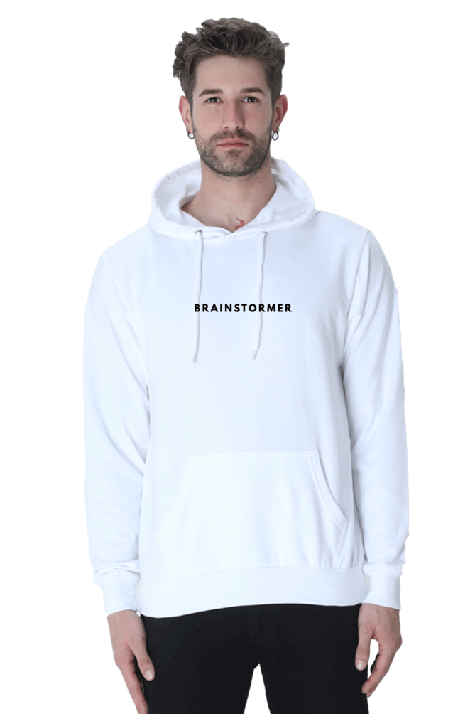 Premium Hooded Sweatshirt - Brainstormer Graphic Print | Cotysh