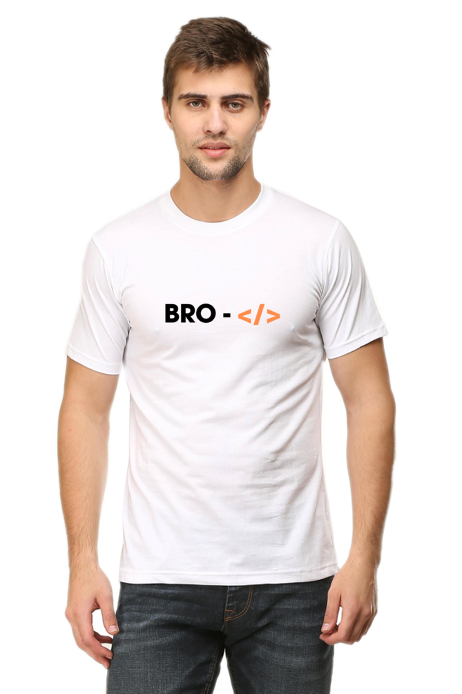 Bro-Code Round Neck Half Sleeve T-Shirt | Cotysh