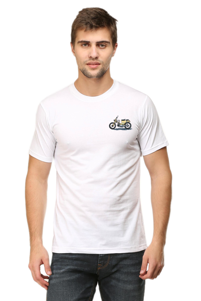 Bike Ride Round Neck Half Sleeve T-Shirt - Perfect for Adventure Lovers | Cotysh