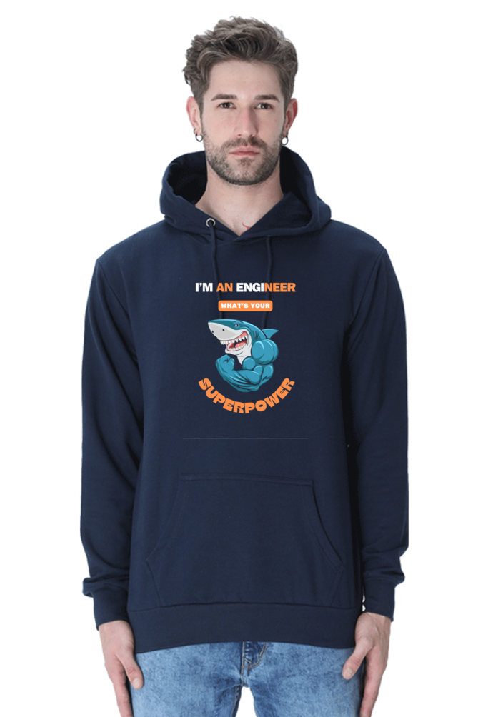 I Am An Engineer What's Your Superpower Hooded Sweatshirt - Cotysh