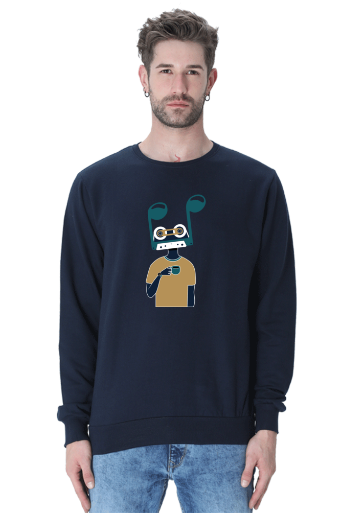 Music Lover Graphic Printed Premium Sweatshirt | Cotysh
