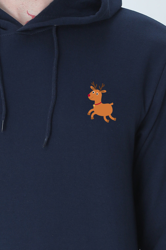 Premium Christmas Deer Hooded Sweatshirt – Soft, Warm & Festive