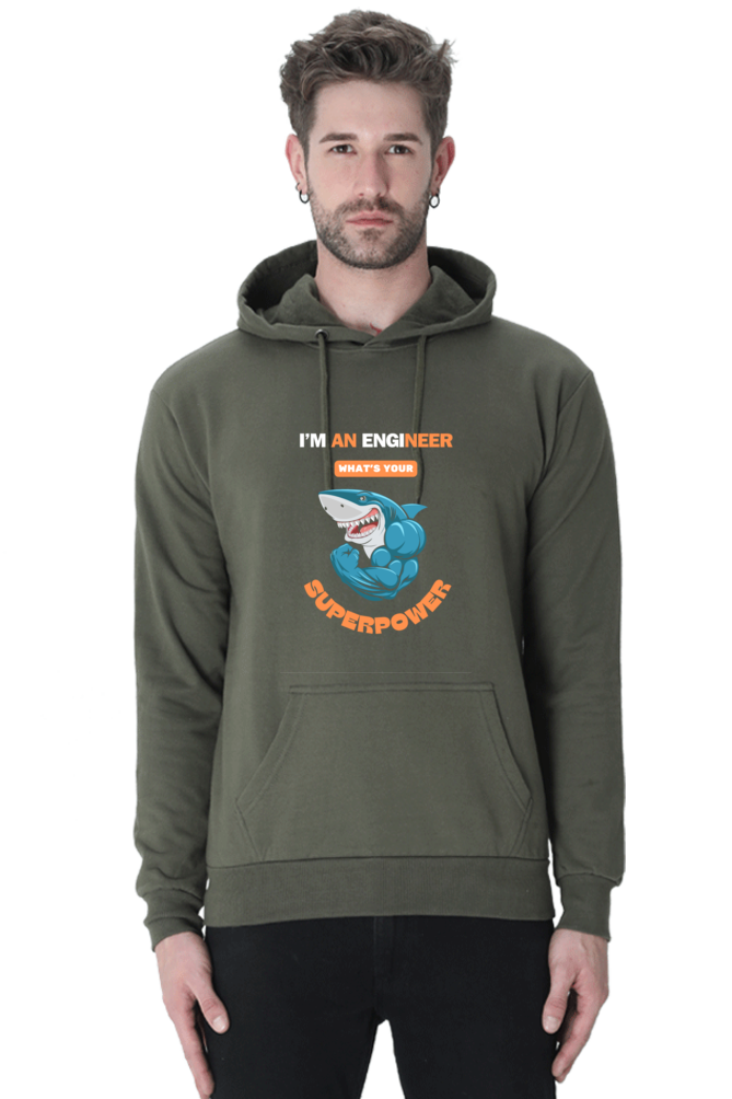 I Am An Engineer What's Your Superpower Hooded Sweatshirt - Cotysh