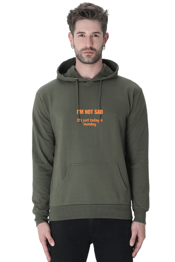 I'm Not Sad, It's Just Monday Hooded Sweatshirt