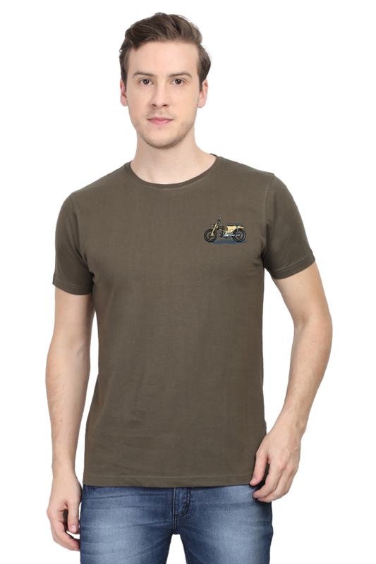 Bike Ride Round Neck Half Sleeve T-Shirt - Perfect for Adventure Lovers | Cotysh