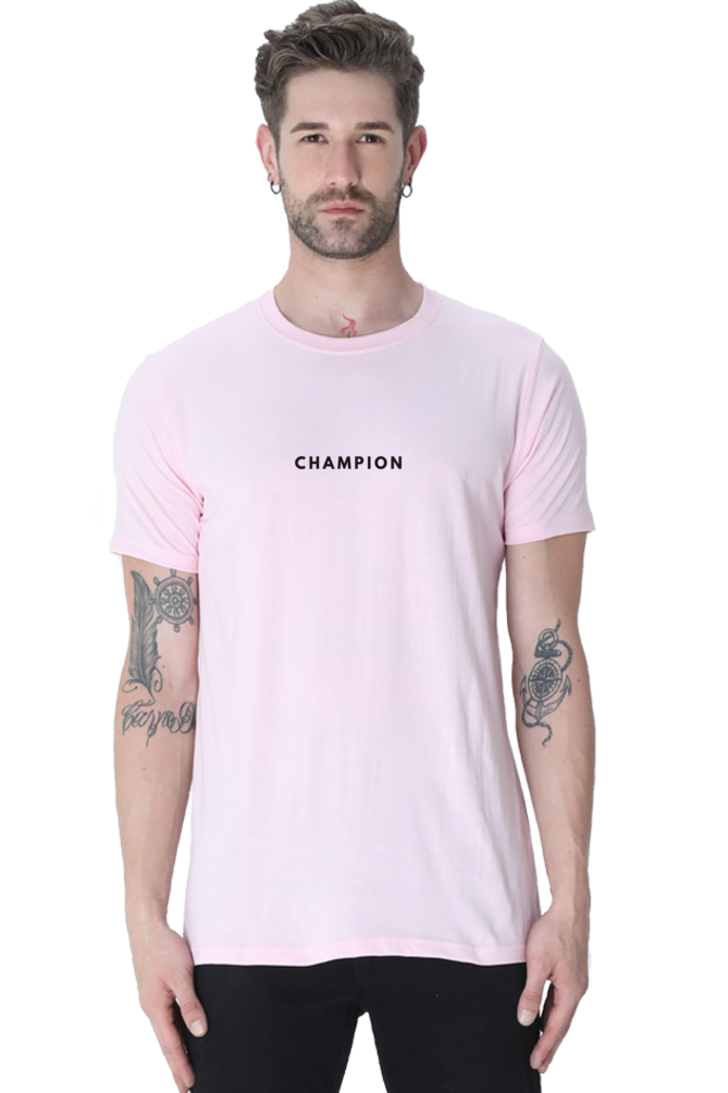 Premium Champion Round Neck Half Sleeve T-Shirt | Cotysh