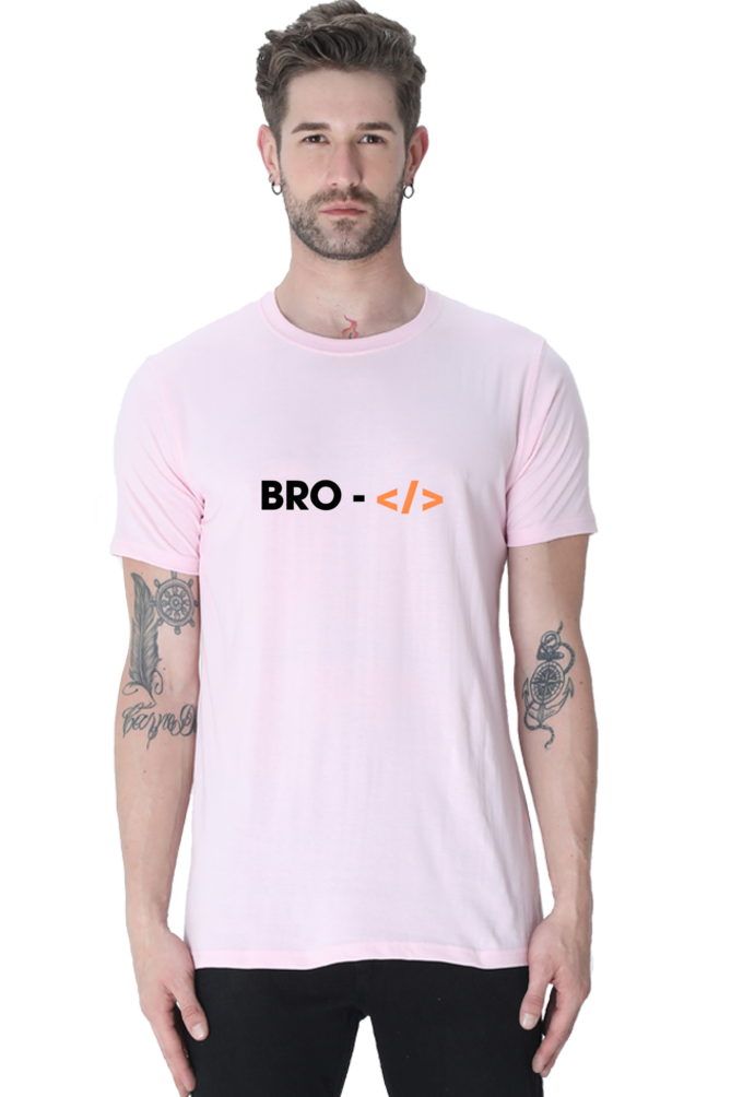Bro-Code Round Neck Half Sleeve T-Shirt | Cotysh