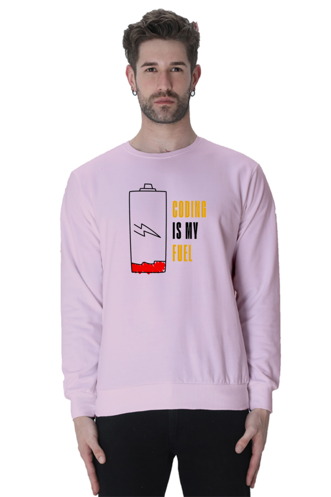 Premium 'Coding is My Fuel' Sweatshirt – Unisex | Cotysh