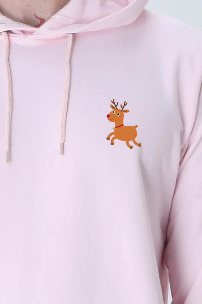 Premium Christmas Deer Hooded Sweatshirt – Soft, Warm & Festive