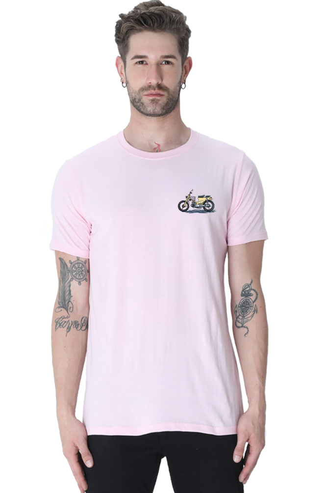 Bike Ride Round Neck Half Sleeve T-Shirt - Perfect for Adventure Lovers | Cotysh