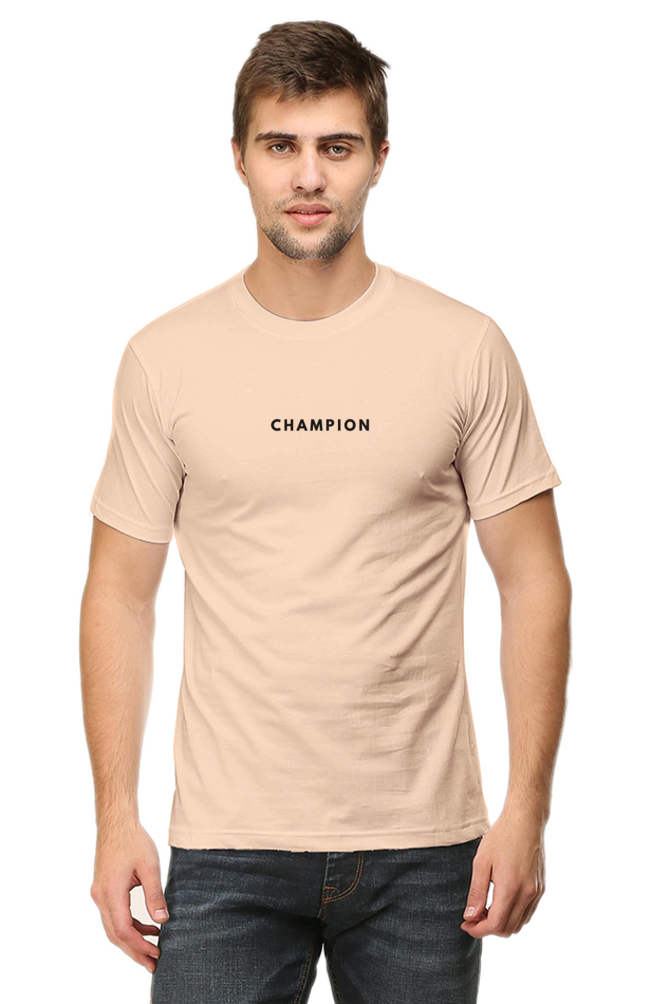 Premium Champion Round Neck Half Sleeve T-Shirt | Cotysh