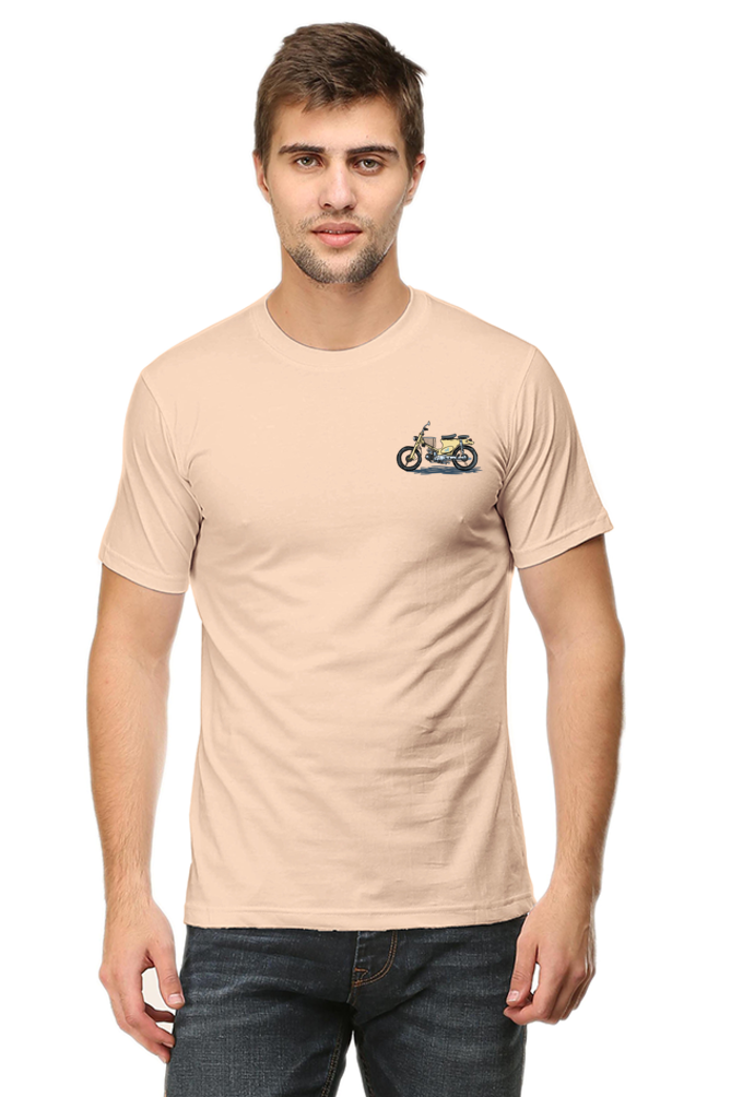 Bike Ride Round Neck Half Sleeve T-Shirt - Perfect for Adventure Lovers | Cotysh
