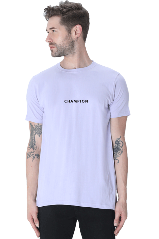 Premium Champion Round Neck Half Sleeve T-Shirt | Cotysh