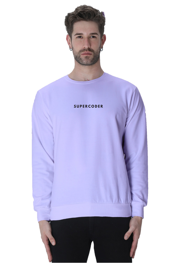 Premium Supercoder Sweatshirt – Front Center Print | Cotysh