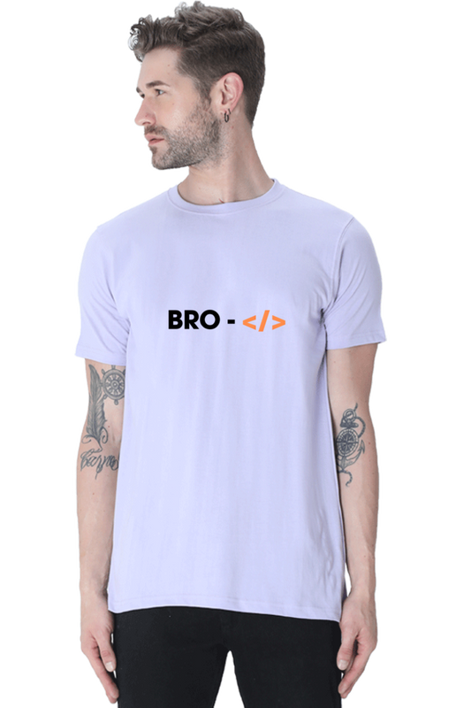 Bro-Code Round Neck Half Sleeve T-Shirt | Cotysh