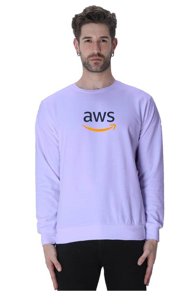 AWS Logo Printed Hooded Sweatshirt