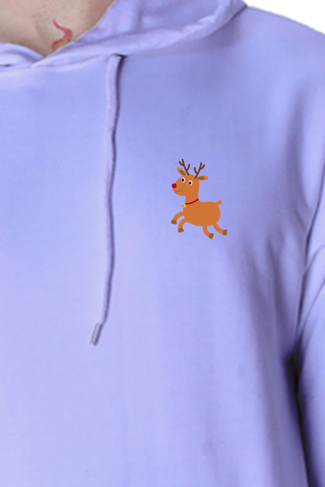 Premium Christmas Deer Hooded Sweatshirt – Soft, Warm & Festive