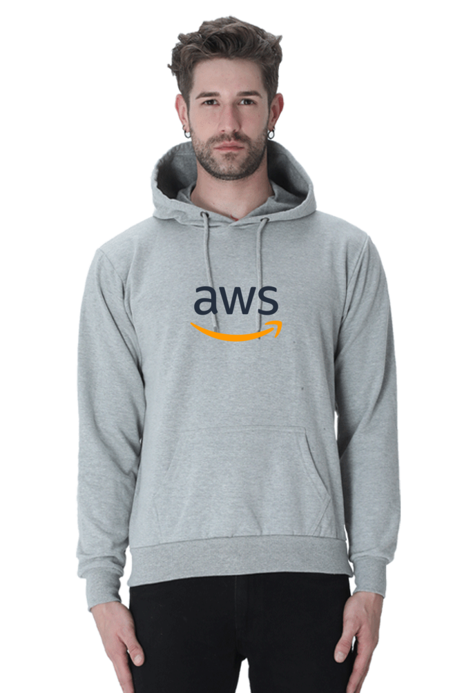 AWS Logo Hooded Sweatshirt – Stylish & Comfortable
