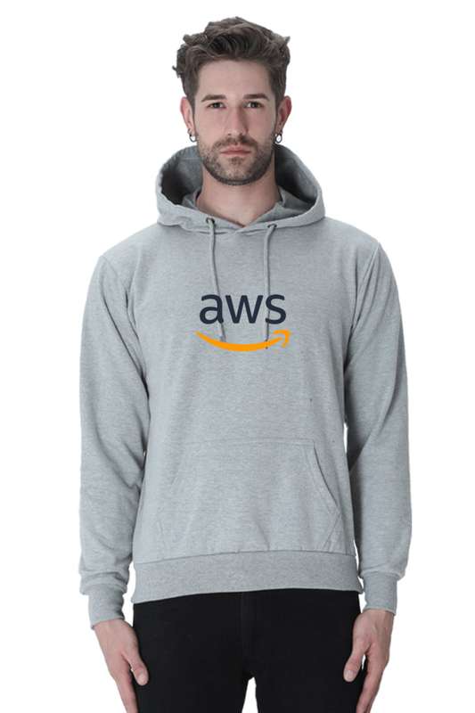 AWS Logo Hooded Sweatshirt – Stylish & Comfortable