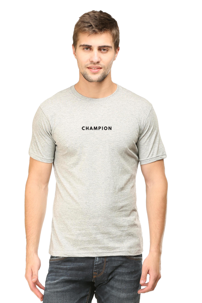 Premium Champion Round Neck Half Sleeve T-Shirt | Cotysh