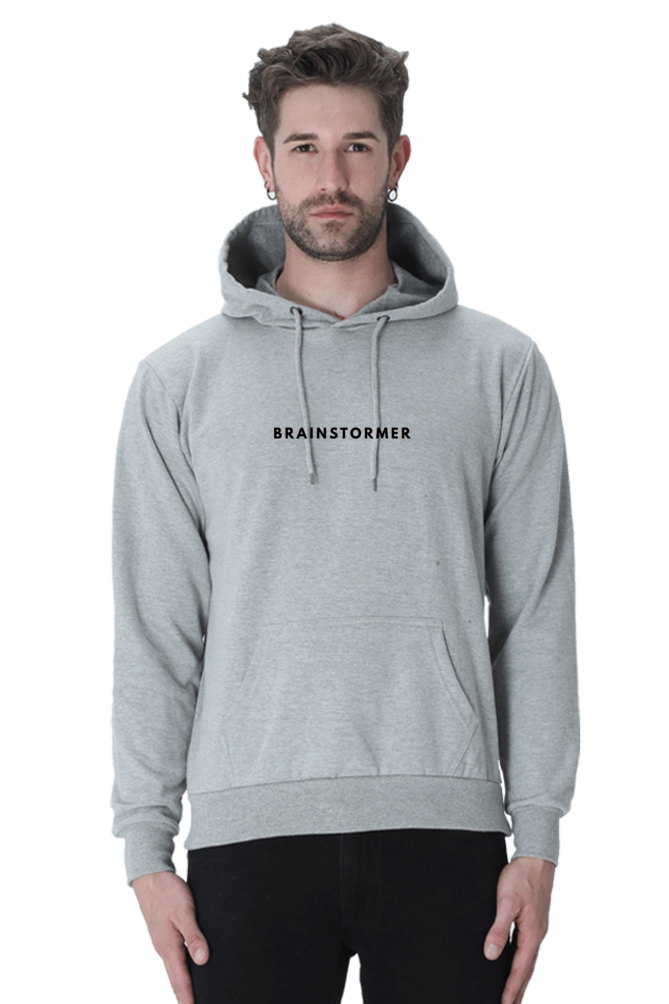 Premium Hooded Sweatshirt - Brainstormer Graphic Print | Cotysh