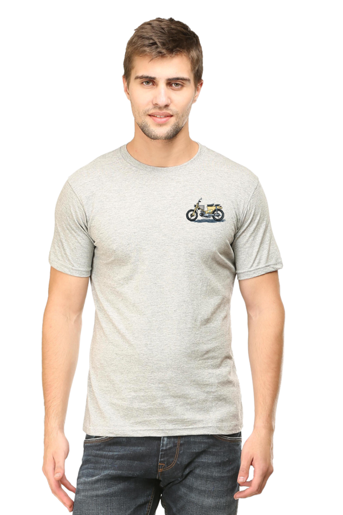 Bike Ride Round Neck Half Sleeve T-Shirt - Perfect for Adventure Lovers | Cotysh