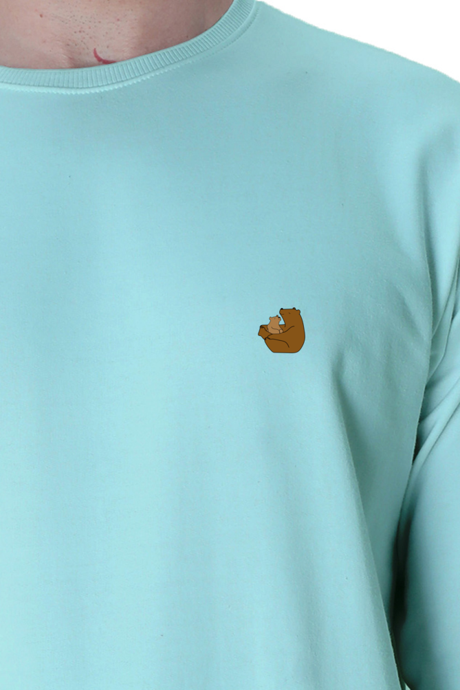 Premium Unisex Sweatshirt with Bear Logo | Cotysh