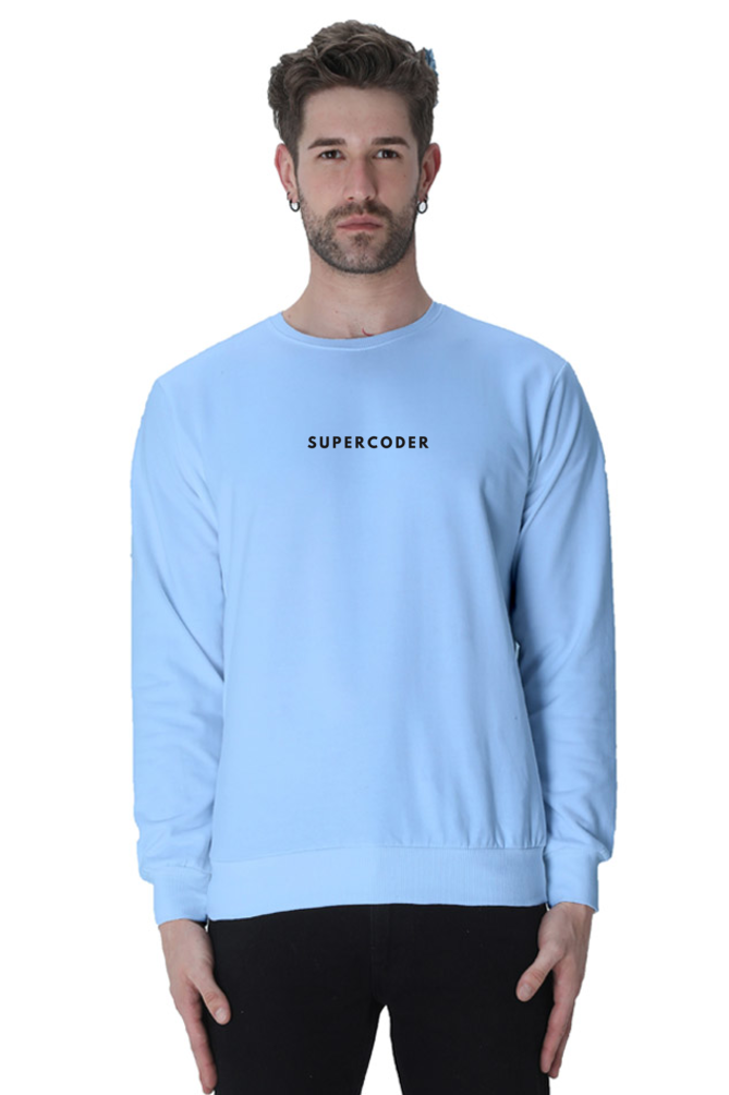 Premium Supercoder Sweatshirt – Front Center Print | Cotysh