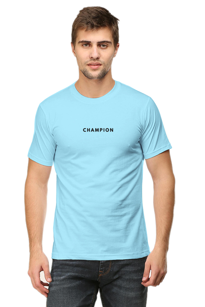 Premium Champion Round Neck Half Sleeve T-Shirt | Cotysh