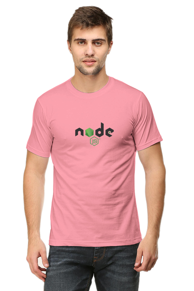 Node.js Round Neck Half Sleeve T-Shirt | Cotysh