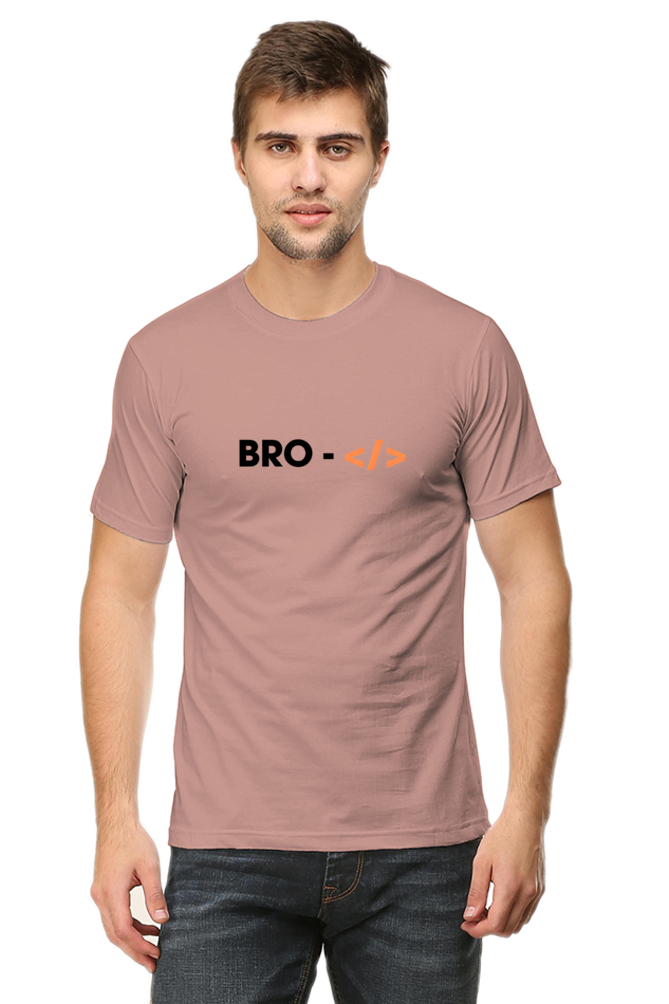 Bro-Code Round Neck Half Sleeve T-Shirt | Cotysh