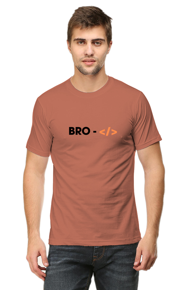 Bro-Code Round Neck Half Sleeve T-Shirt | Cotysh