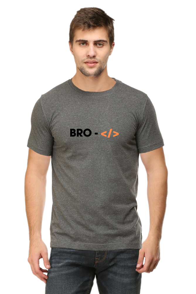 Bro-Code Round Neck Half Sleeve T-Shirt | Cotysh