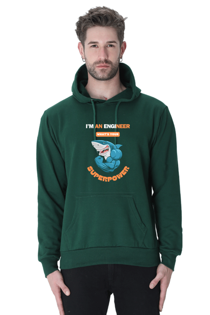 I Am An Engineer What's Your Superpower Hooded Sweatshirt - Cotysh