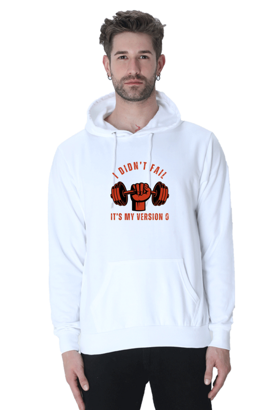 Premium Hooded Sweatshirt - "I Don't Fail, It's My Version 0" | Cotysh