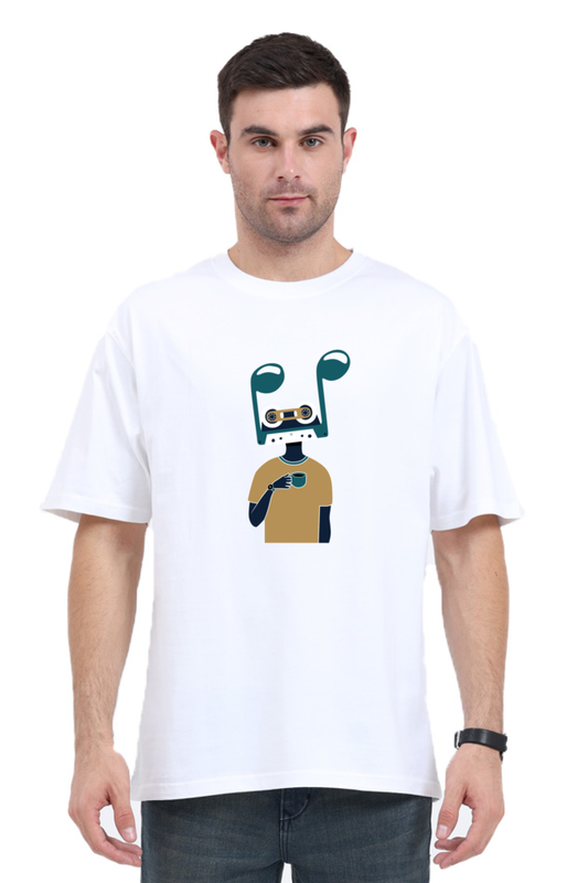 Premium Unisex Oversized T-Shirt - Music Lover Design | Cotysh