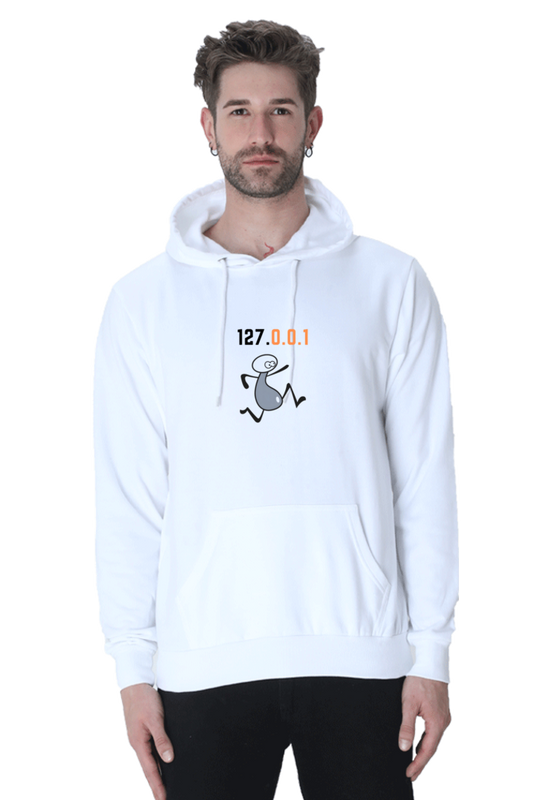 127.0.0.1 Hooded Sweatshirt - Premium Comfort for Tech Enthusiasts | Cotysh