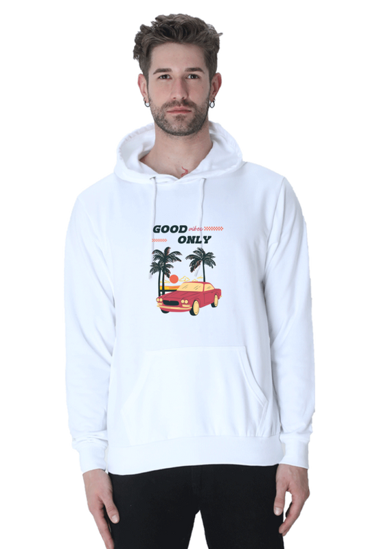 Good Vibes Only Hooded Sweatshirt - Cozy & Trendy | Cotysh