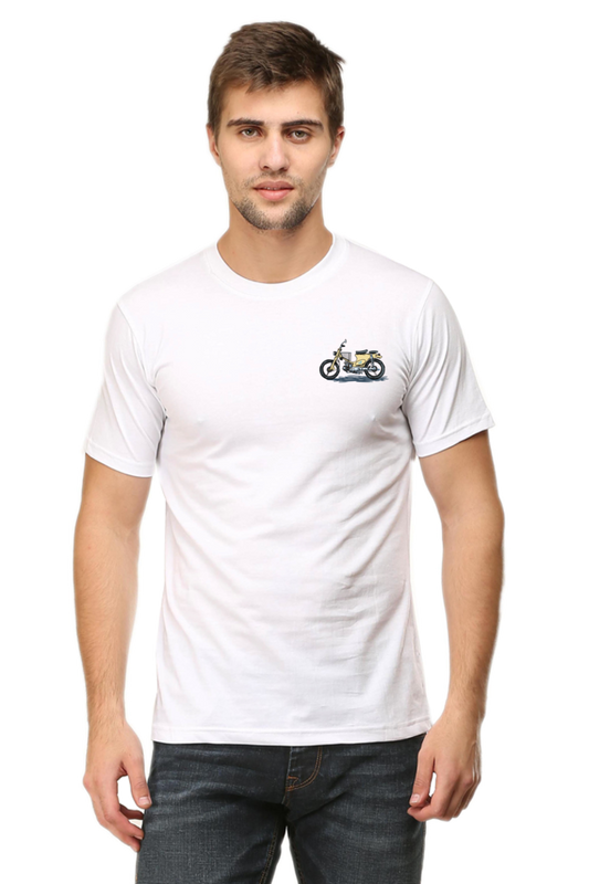 Bike Ride Round Neck Half Sleeve T-Shirt - Perfect for Adventure Lovers | Cotysh