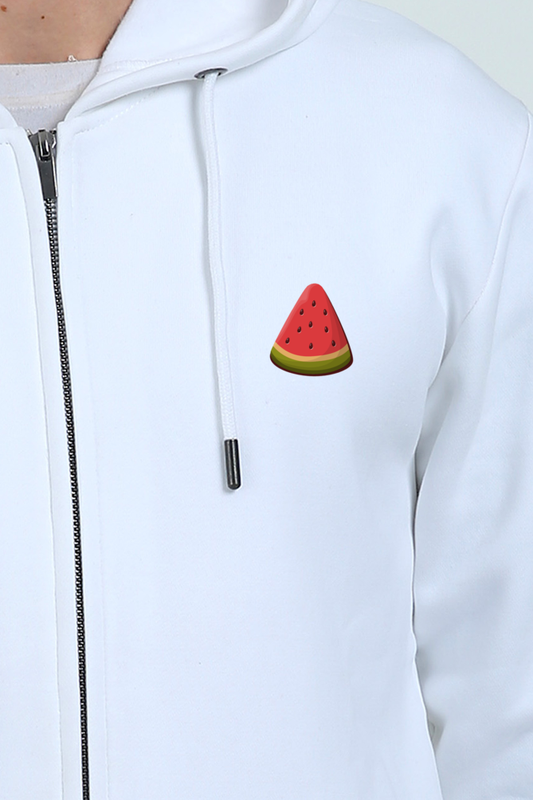 Premium Unisex Heavyweight Zip Hoodie - Watermelon Design | Cotysh