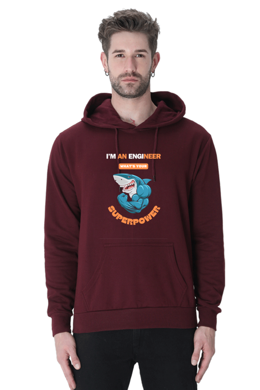 I Am An Engineer What's Your Superpower Hooded Sweatshirt - Cotysh