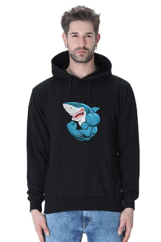 Shark Logo Hooded Sweatshirt | Premium Quality | Cotysh