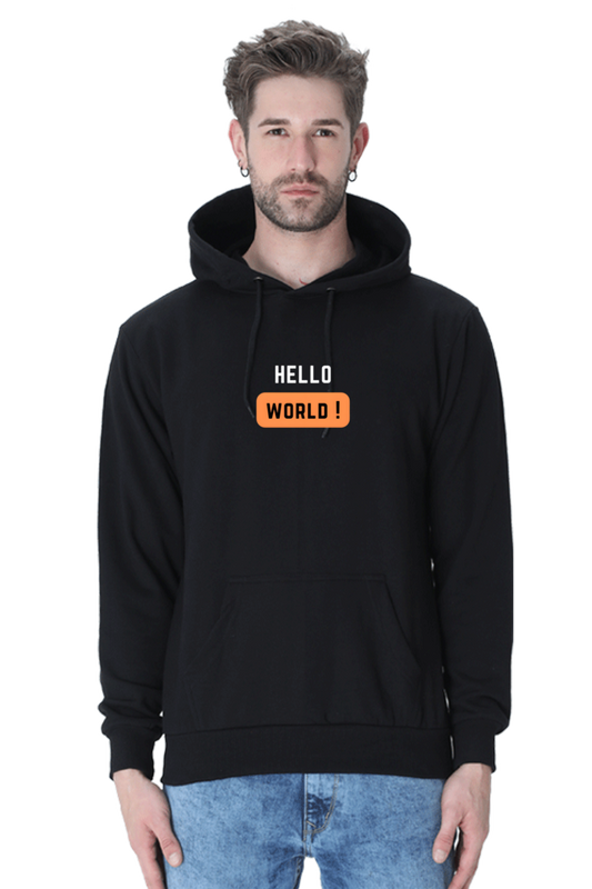 Hello World! Hooded Sweatshirt - Stylish & Comfortable | Cotysh