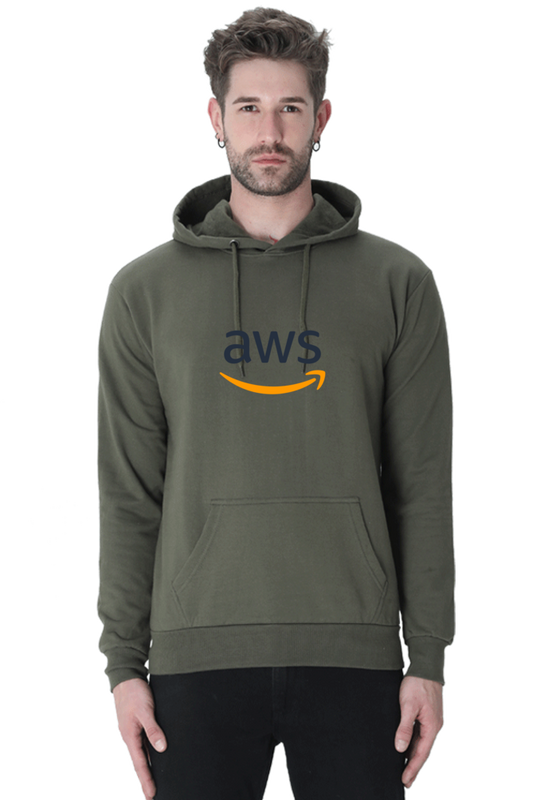 AWS Logo Hooded Sweatshirt – Stylish & Comfortable