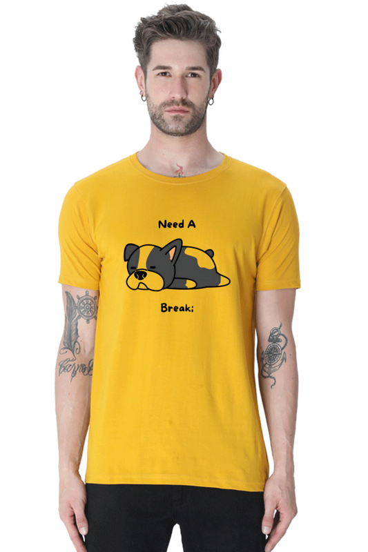 Need a Break T-Shirt - Casual Comfort with a Relaxed Vibe | Cotysh