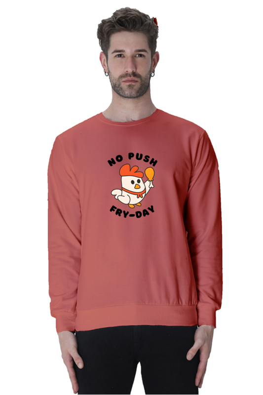 No Push Fryday Sweatshirt – Relax in Style | Cotysh